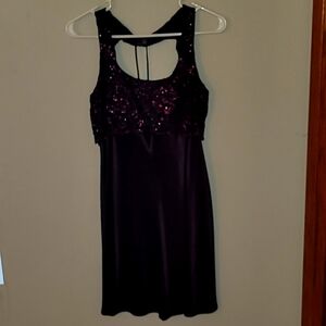 Steppin' Out purple 💜 dress size 7/8